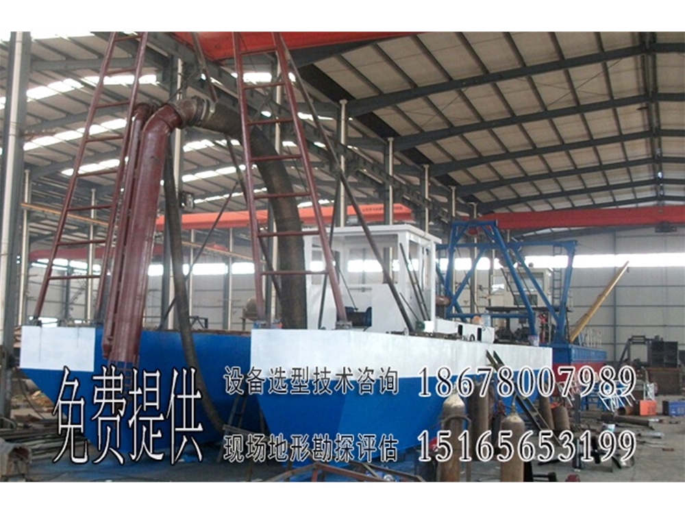 射吸式抽沙船生產現場